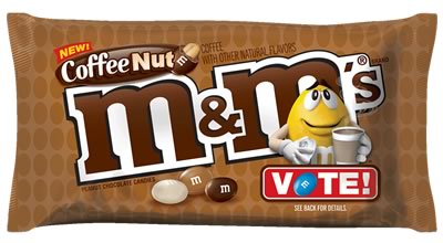 coffee nut m&m's