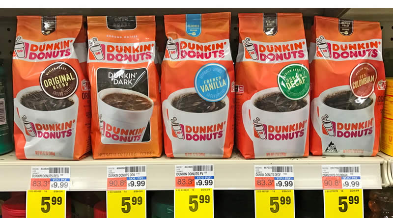 dunkin donuts brand coffee