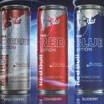 Red Bull Editions: Red, Blue, Silver, Yellow, Cherry, Orange